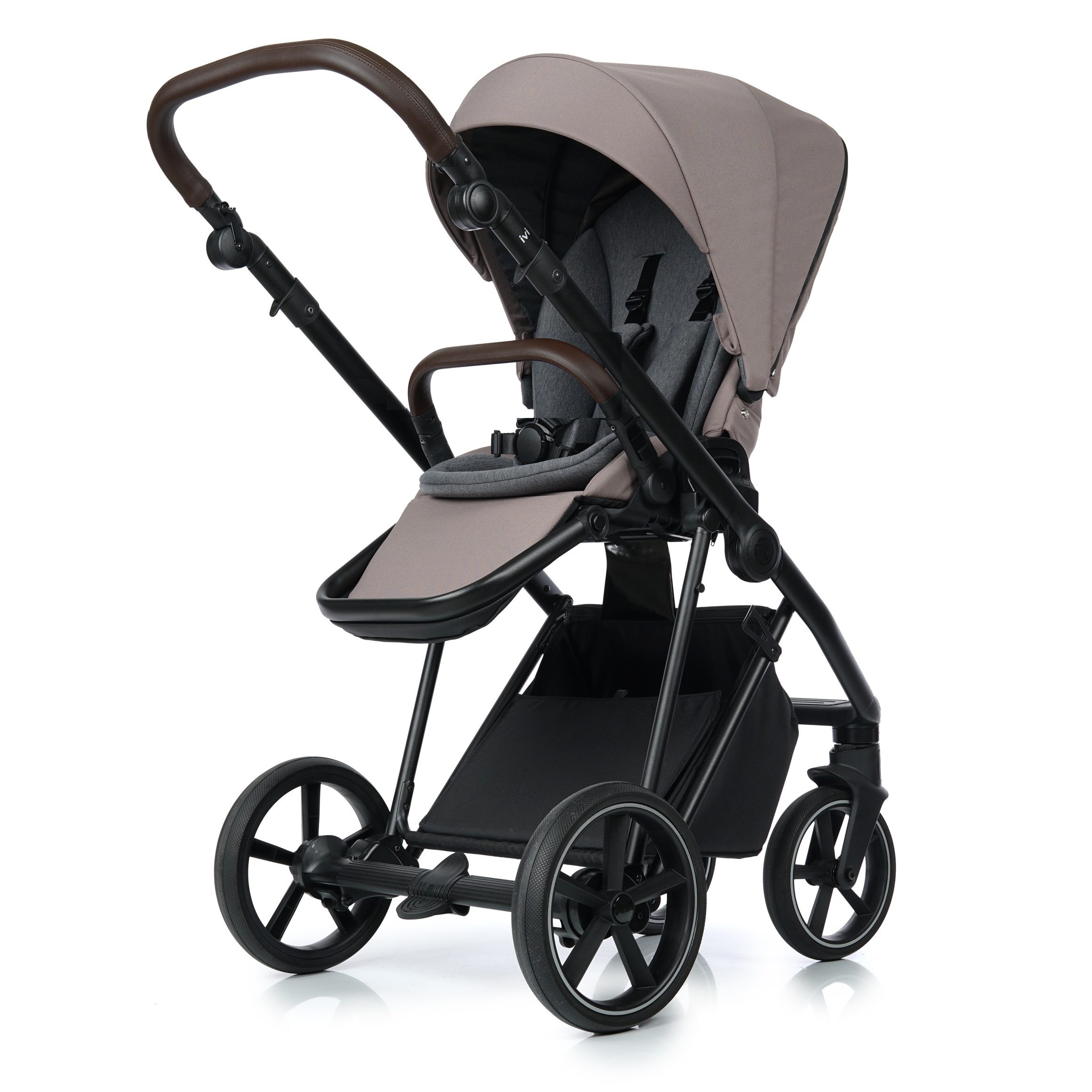 Zestaw 4w1 | Roan Ivi 2.0 kol. Cocoa Black | Maxi Cosi Pebble 360 PRO 2 | baza obrotowa – wysuwana | - obrazek 5