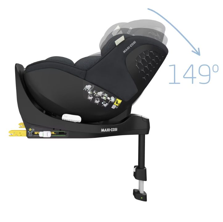 Maxi Cosi Mica Pro Eco | fotelik obrotowy | 40-105cm | 0-18kg | Authentic Graphite | - obrazek 5