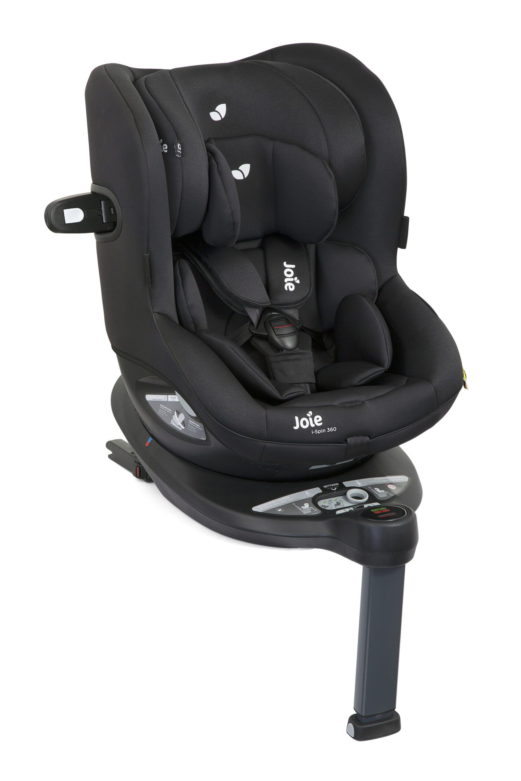 Joie i-Spin 360 | obrotowy fotelik samochodowy | 40-105cm | do 19kg | czarny | - obrazek 2