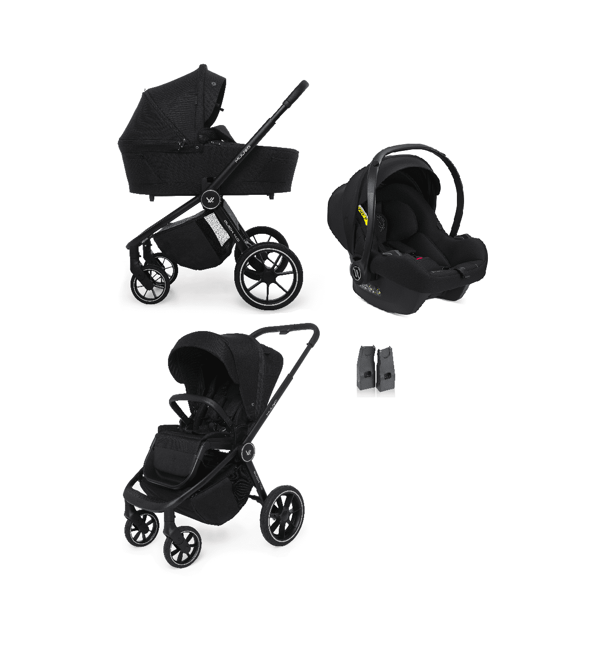 Zestaw 3w1 | Muuvo Quick 4.0 kol. Classic Black | Avionaut Cosmo Smart